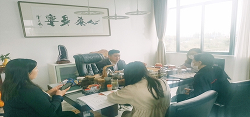 熱烈歡迎 緯視晶光電公司領導來蘇州昱齊盛考察洽談合作！